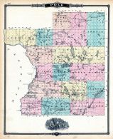 Polk County Map, Wisconsin State Atlas 1878